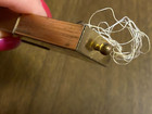Vintage  stitch In Time  Gold Sewing Kit Travel Case Mini 3 1 4 