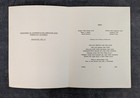 Rare Santa Fe Railroad Dept Of Transportation Inspection Tour Menu