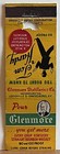 Tom Hardy Kentucky Straight Whiskey Vintage Matchbook Cover
