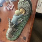 1990 Disney Classic Winnie The Pooh Bookends By Charpente Pooh Stuck At Rabbit   s