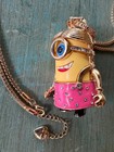 Betsey Johnson Minions Collab Despicable Me Pink Girl Minion Pendant