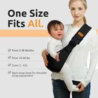 Baby Sling Carrier Newborn To Baby Carrying Black Sailboat 1030 Lbs