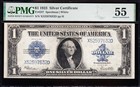 Awesome Crisp High Grade 1923  1 Silver Certificate  Pmg 55  Free Ship  97632d