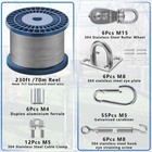 Heavy Duty Batting Cage Netting Wire Tension Kit Inflatable Batting Cage Cable K