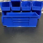 10 Pack Quantum Storage Qus234 Blue Ultra Stack hang Bins  14-3 4  X 5-1 2  X 5 