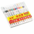 Waterproof Permanent Paint Marker Pen Car Tyre Tire Tread Rubber Metal 12pc set