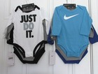 New 3 Pack Infant Baby Boys Nike Bodysuits One Piece Newborn 3m 6m 9m Choose  35