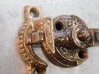 Antique Bronze Victorian Eastlake Ornate Sash Lock Morris Pat  1878-1879