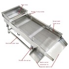 Open Box  Stainless Linear Vibrating Screen 1 5mm Single Layer Sifter Shaker110v