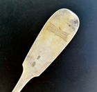Antique C 1898 Imperial Russian Silver      Ivan Lebedkin Large Service Spoon -11 