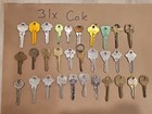 Huge Lot Of 314 Vintage Keys   Cole Curtis National Slaymaker - Padlock   Auto