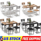 5 Piece Dining Table Set For 4 Home Dinette Table Kitchen Table And 4 Chairs