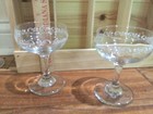 Bride Groom Champagne Toasting Fluted Glasses Set Of 2