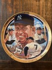Mickey Mantle Set Of 2 Sports Impressions Limited Edition Plates Numbered  Mint