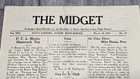 Vintage 1927 Santa Barbara Junior High School Newspaper The Midget Student Paper