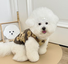 Plush Fleece Pet Sweater Vest With D-ring Harness Soft Warm Winter Outfit