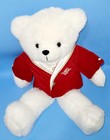 Vintage 1989 Dan Dee First Edition White Plush  Teddy Bear 20  Long 