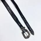 Douglas Magnus Sterling Silver 14k Gold 3pc Buckle Set Maida   s Alligator Belt 44