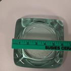 Sea Green Glass Cigar Ashtray Heavy 6  Candle Holder Made In Spain For Pier One