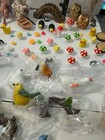 Large Fairy Garden Miniature Lot     Fairies  Mushrooms  Animals  Bridge  Trees