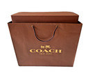 Coach Gift Box  14  X 14  X 5 5   And Bag  16  X 13  X 6 5  