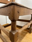 1650-1700 s Cromwellian White Oak Chair Yoke Back Early Colonial Period