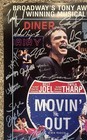 Movin    Out Broadway Best Musical Tony Award 24 Cast Signed Billy Joel Poster