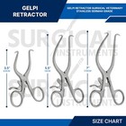 3 Gelpi Retractor 3 5    5 5    7  Surgical Veterinary Stainless German Grade