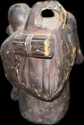 Antique Collectible Chinese Hand Carved Mahogany Wood Happy Buddha Bhudia Statue