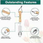 Berry bird Bulb Planter Garden Bulb Transplanter Manual Hole Digger For Planting
