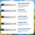 15 Pack Silicone Paint Brushes For Crafts  Silicone Sculpting Tools 5 Shapes 