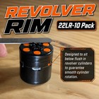 10 Pack - Dry Fire Rated 22lr Snap Cap Revolver Rim - Tpu - Inert Dummy Round