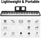 Full Size 88 Key Electric Digital Piano Keyboard Semi Weighted Key W microphone