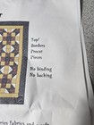 Four X Star 46 X 58 Quilt Kit Thimbleberries Fabric Floral Precut