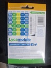 Lycamobile Sim Card 3 In 1 Standard   Micro  Nano Sizes Select Your Plan 