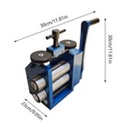 Manual Combination Rolling Mill Machine Jewelry Metal Tools Equipments New 75mm