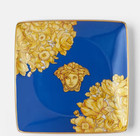 Versace Ash Tray  Medusa Gold Blue Prestige Rosenthal New In Box Sale