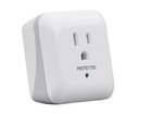 1 Outlet Surge Protector With End Of Service Alarm  900 Joules  White