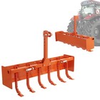 Box Blade 55  For Tractor Box Scraper Attachment 3 Point Hitch With Cat 0  cat 1
