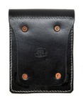 Black Leather  45 Double Magazine Pouch
