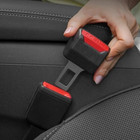 2pcs Adjustable Seat Belt Buckle Fixing Strap Red Car Seat Accessory
