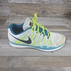 Nike Zoom Vapor 9 Tour Roger Federer Tennis Shoes White Volt Blue Mens Size 14