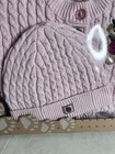 Infants Boyd   s Bears Sweater   Hat Set Pink Size 3-6 Months New Gift Set