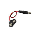 10 Pcs 2 1 X 5 5mm Male Dc Power Plug To 9v Battery Clip Adapter Cable Center  