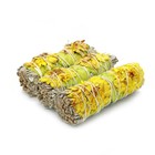 Sage Smudge Sticks 4  Golden Times White Sage Floral 3 Pack Cleansing