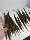 Lot Of 31 Ostrich And Pheasant Feathers Natural Pink White Decor Florals Craft