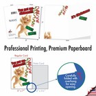1 Funny Christmas Greeting Card W envelope - Petigreet Cats Nobleworks