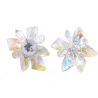 Bridal Wedding Crystal Glass Flower Shoe Clips For Shoes Decoration