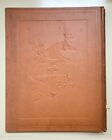 Antique Scrapbook   C 1890   Front   Back Covers   No Pages   11  X 14 25  X 1 