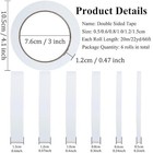 Double Sided Tape For Crafts  6 Rolls Multi-size Double-sided Adhesive Tape For